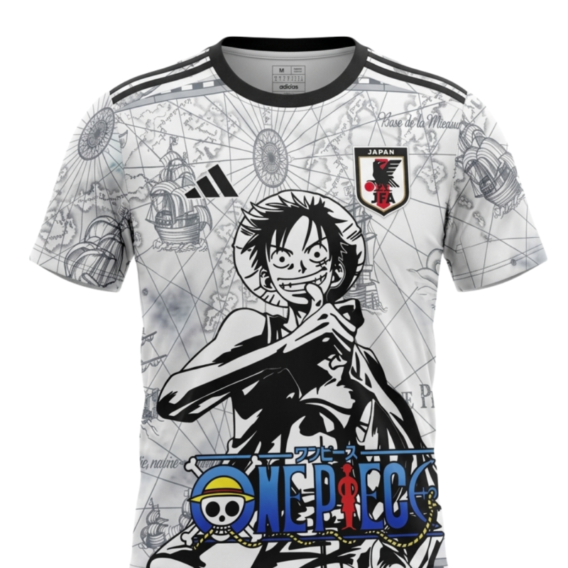 Jersey Japon One Piece "Luffy Map"