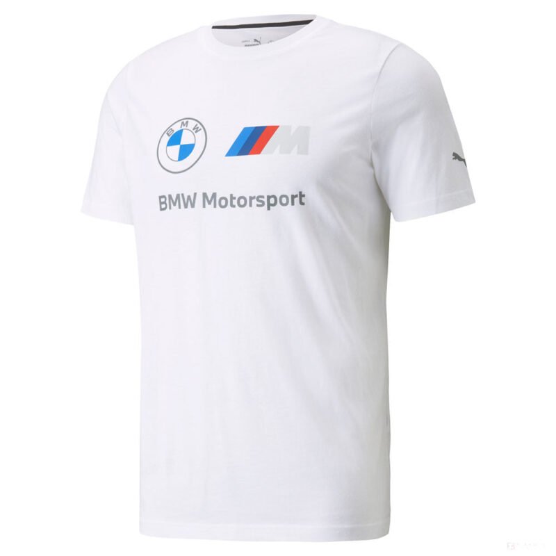 BMW T-shirt, Puma BMW MMS ESS Logo, White, 2021