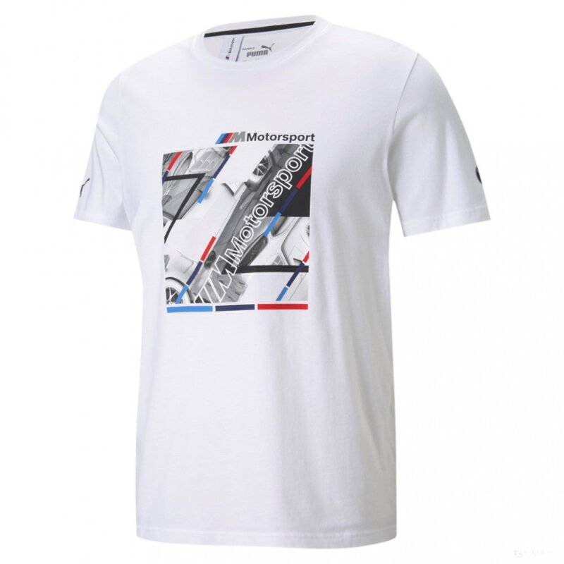 BMW T-shirt, Puma BMW MMS Graphic, White, 2021