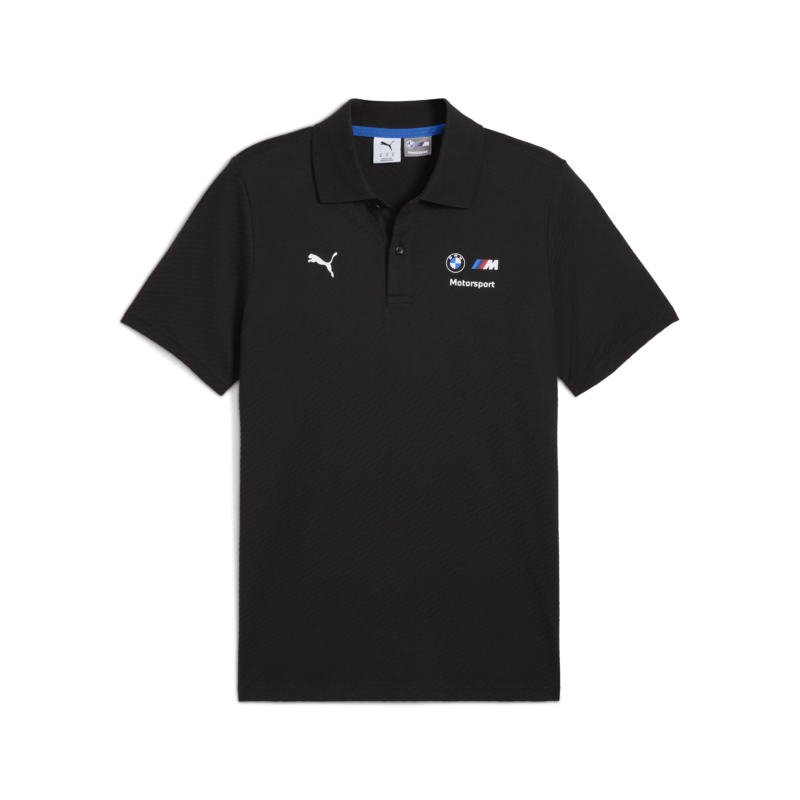 BMW jaquard polo, Puma, MMS, black, 2025
