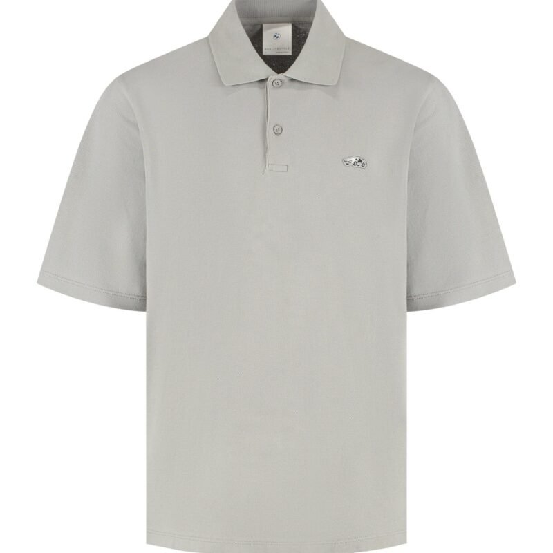 BMW POLOSHIRT Z1 PIXEL CAR OVERSIZED GREY